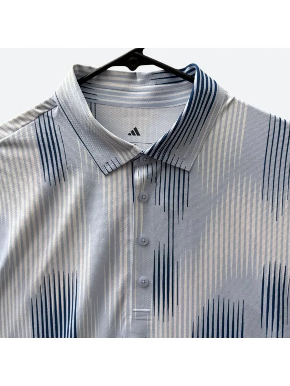 Adidas Ultimate365 Tour Cool Feel Polo Golf Shirt Blue Men's Medium NEW *RARE*